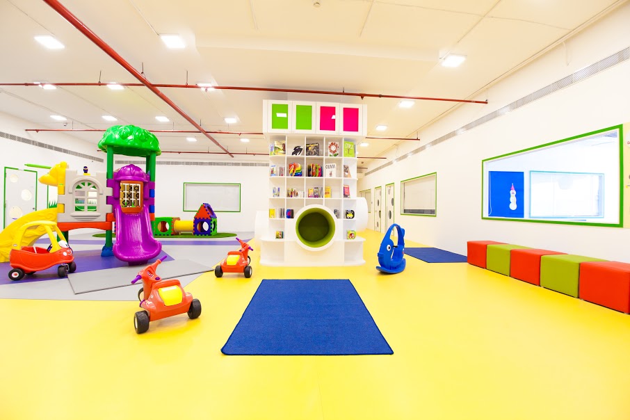 Internal play street linking every classroom